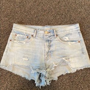 BDG essential mid-rise jean shorts